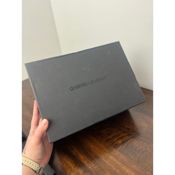 Strappy Block Heel Sandals, White, 7.5 Gabrielle Union x FTF NIB - Picture 10 of 11